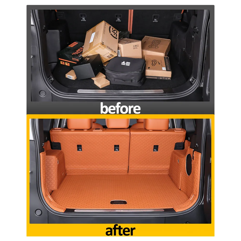 For Chery Jetour G700 2025 2026 Fully Enclosed Trunk Cushion Car Modification Accessories Original Color Leather Protective Pad