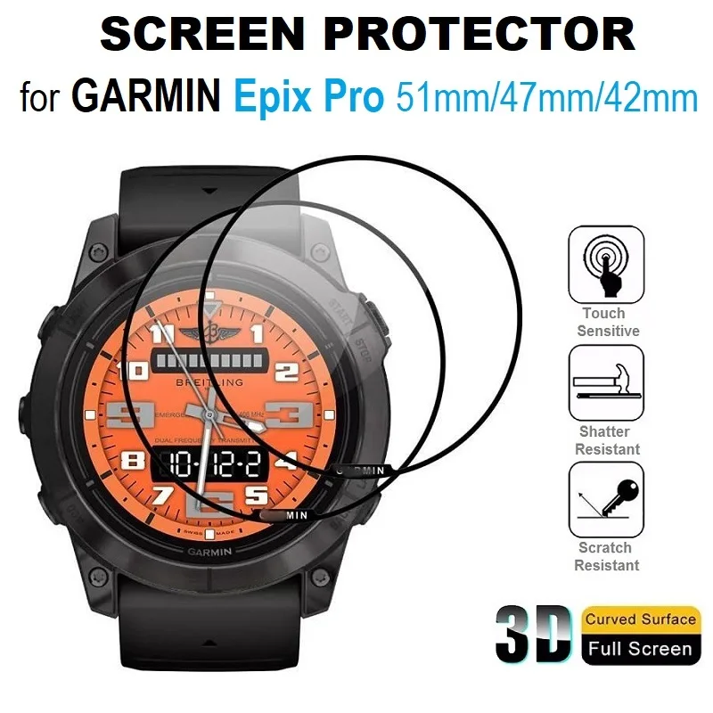 3 шт., защитная 3d-пленка для смарт-часов Garmin Epix Pro 51 мм, 47 мм, 42 мм