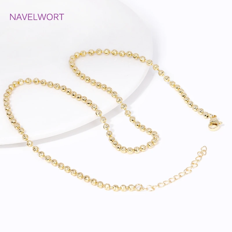 Multi Styles 18K Gold Plated Necklace Chains High Quality Brass Chains For Necklace Making, Fashion Jewelry For Women Wholesale