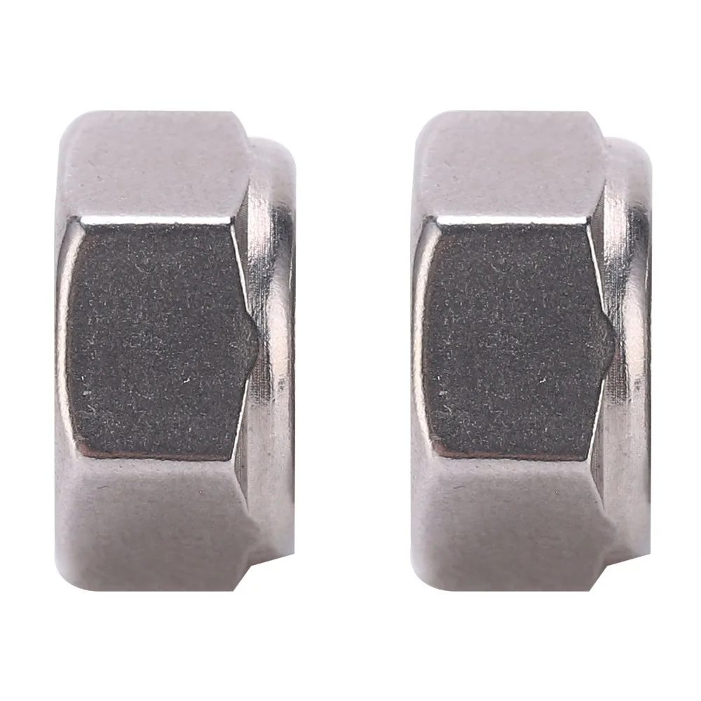 100pcs Versatile Durable Lock Nut Set Premium Practical Hex Lock Nuts Metric Hex Nut For Screws