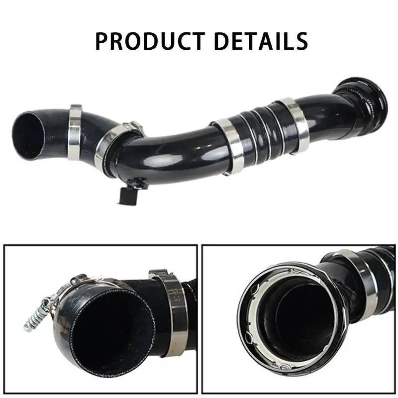 Intercooler Duct Kit Intercooler Pipe & Boot Upgrade Kit Auto Intercooler Piping Kit Modification Parts For 2011-2016 6.7L