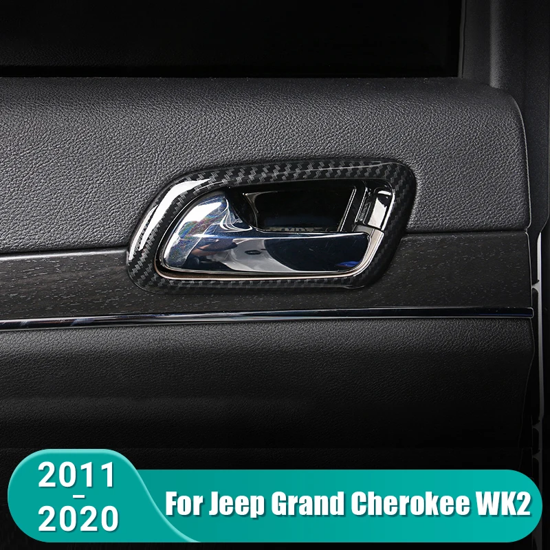 Für Jeep Grand Cherokee WK2 2011 2012 2013 2014 2015 2016 2017 2018 2019 2020 Auto Innen Türgriff Schüssel Abdeckungen Trim Zubehör
