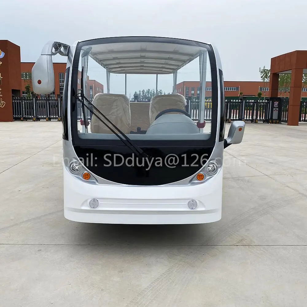 2024 New Product 11 Sets Passenger Electric Shuttle Bus 80-100km Sightseeing Electric Bus Tourist