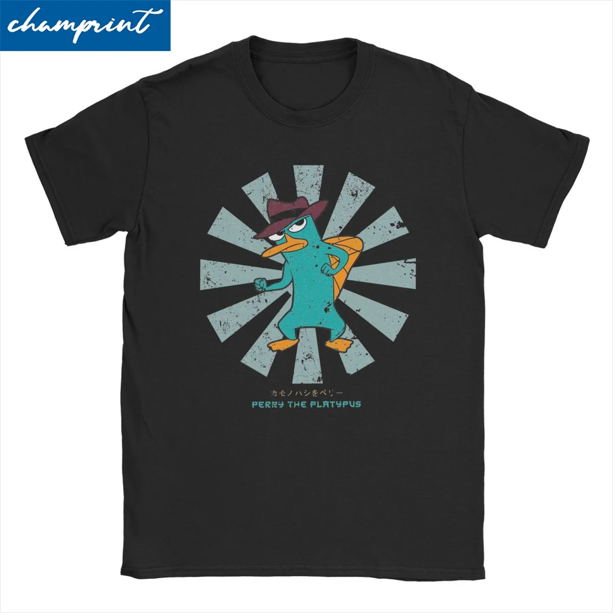 Men Women Cute Perry The Platypus T Shirt Cartoon Pure Cotton Tops Awesome Short Sleeve Round Neck Tees 4XL 5XL T-Shirts