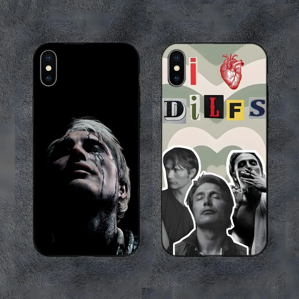 M-Mads Mikkelsen Phone Case For Samsung S21,S22,S23,S30,Ultra,S20,S30,Plus,S21 Fe,10,9,5G Silicone Cover