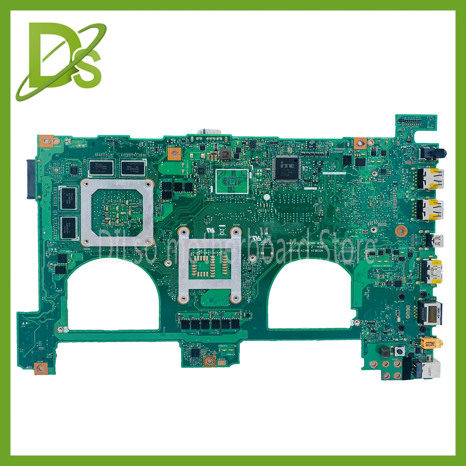 Imagem -02 - Placa-mãe do Portátil para Asus N550jk N550jk N550jv N550jx I74700hq 4710hq Cpu Gtx850m Mainboard Memória de Vídeo 100 Trabalhando