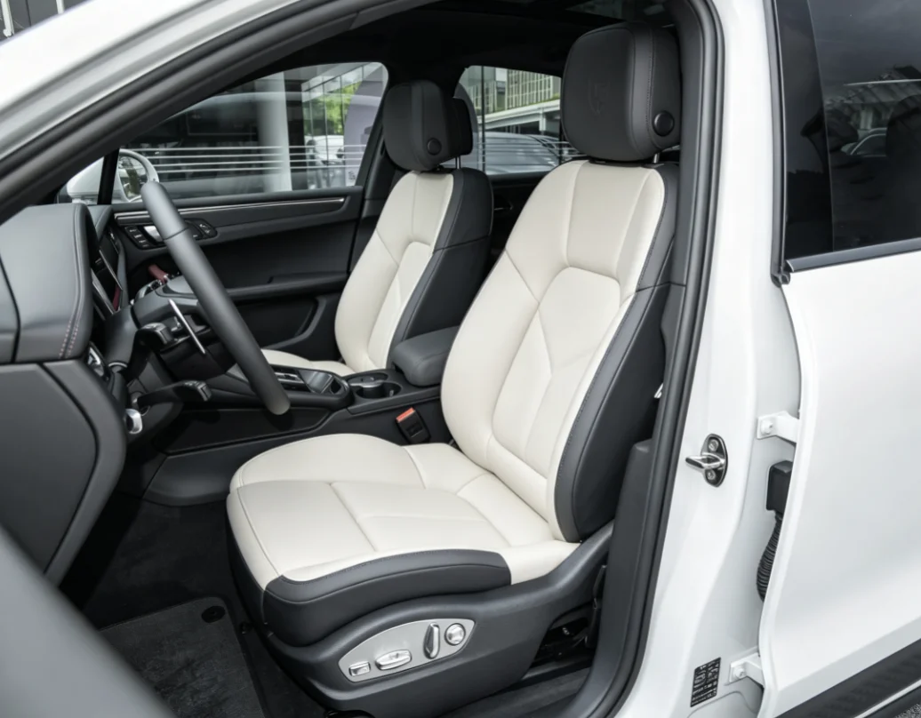 Für Porsche Macan 2023~2026 Maßgefertigte Autositzbezüge Luxuriöses Nappaleder 100% Passgenau Innenausstattung 360 ° Vollständige Abdeckung – Detail 9