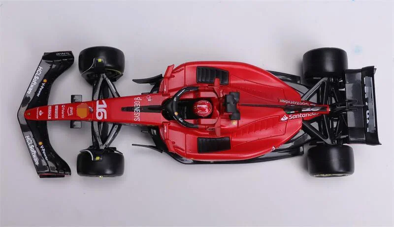 Bburago 1:24 SF-23 #16 / #55 Azerbaijan Grand Prix Version red Diecast Model Car