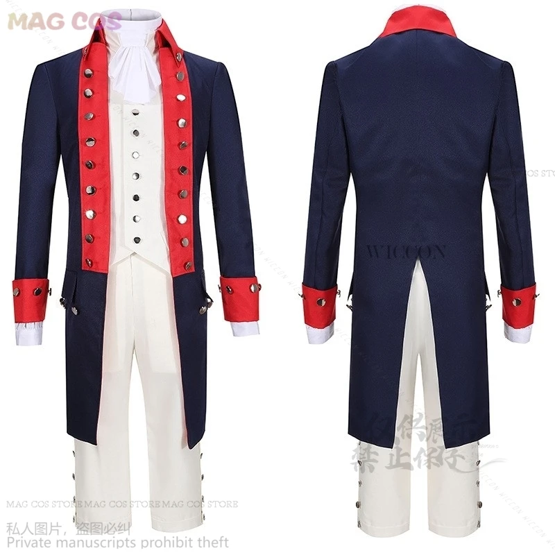 

2024 New Halloween Cosplay Victorian Costume For Adult Men Boys Outfits Medieval Navy Carnival Party Suit Musical Game Lolita