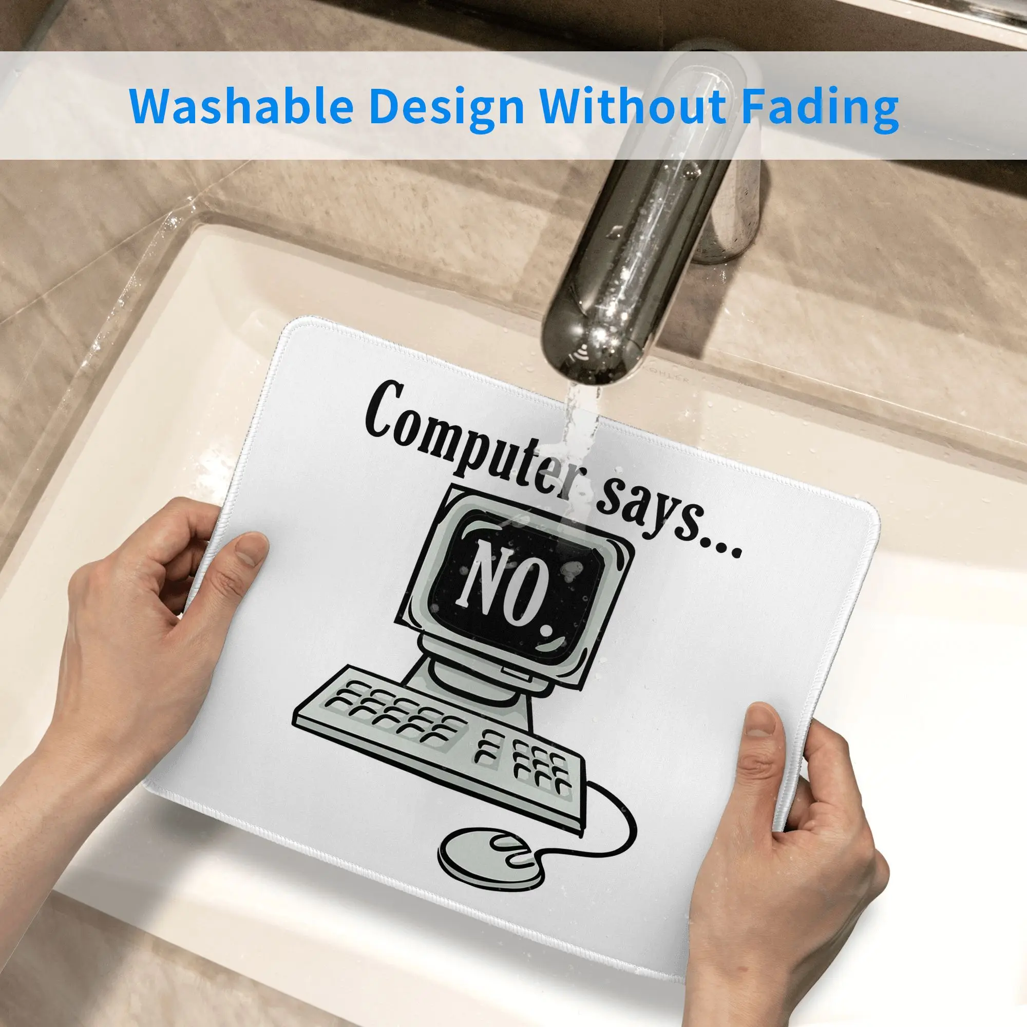 الكمبيوتر يقول لا... لوحة الماوس لوحة المفاتيح الكمبيوتر الماوس حصيرة الألعاب الكمبيوتر المحمول مكتب حصيرة مكتب الملحقات الجدول الحصير