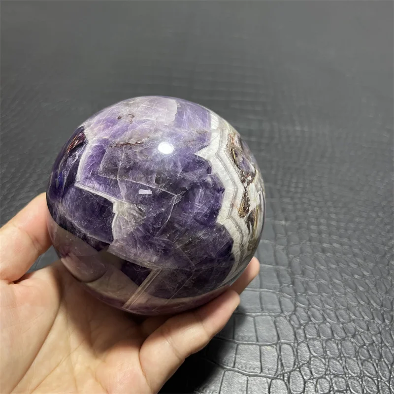 Natural Dream Amethyst Quartz Crystal Sphere Balls For Gift with stand