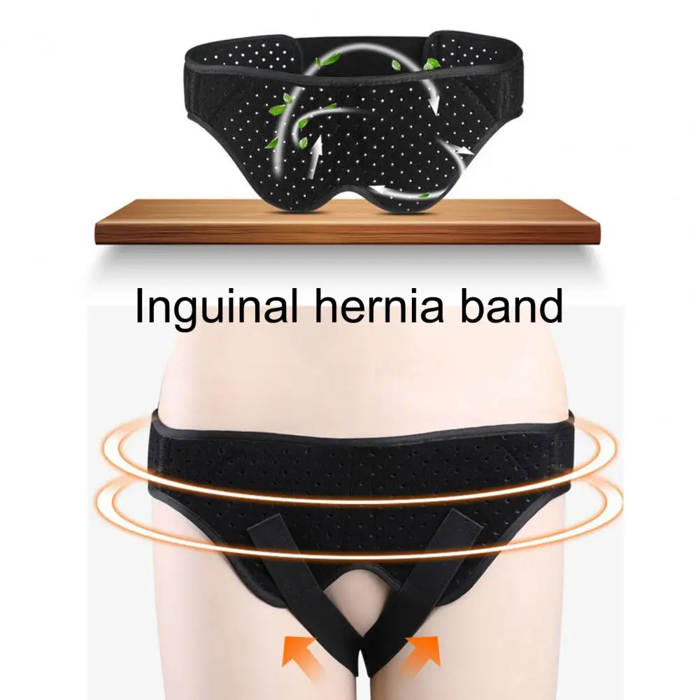 Hernia Support Brace Adjustable Hernia Belt for Men Women Left/right Side Support Post Surgery Relief Truss Groin Hernias