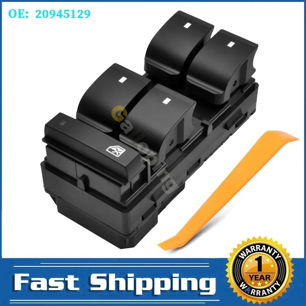 Electric Master Window Control Switch Glass Lifter Button Parts for Chevy Silverado GMC Sierra Traverse HHR Yukon Buick 20945129