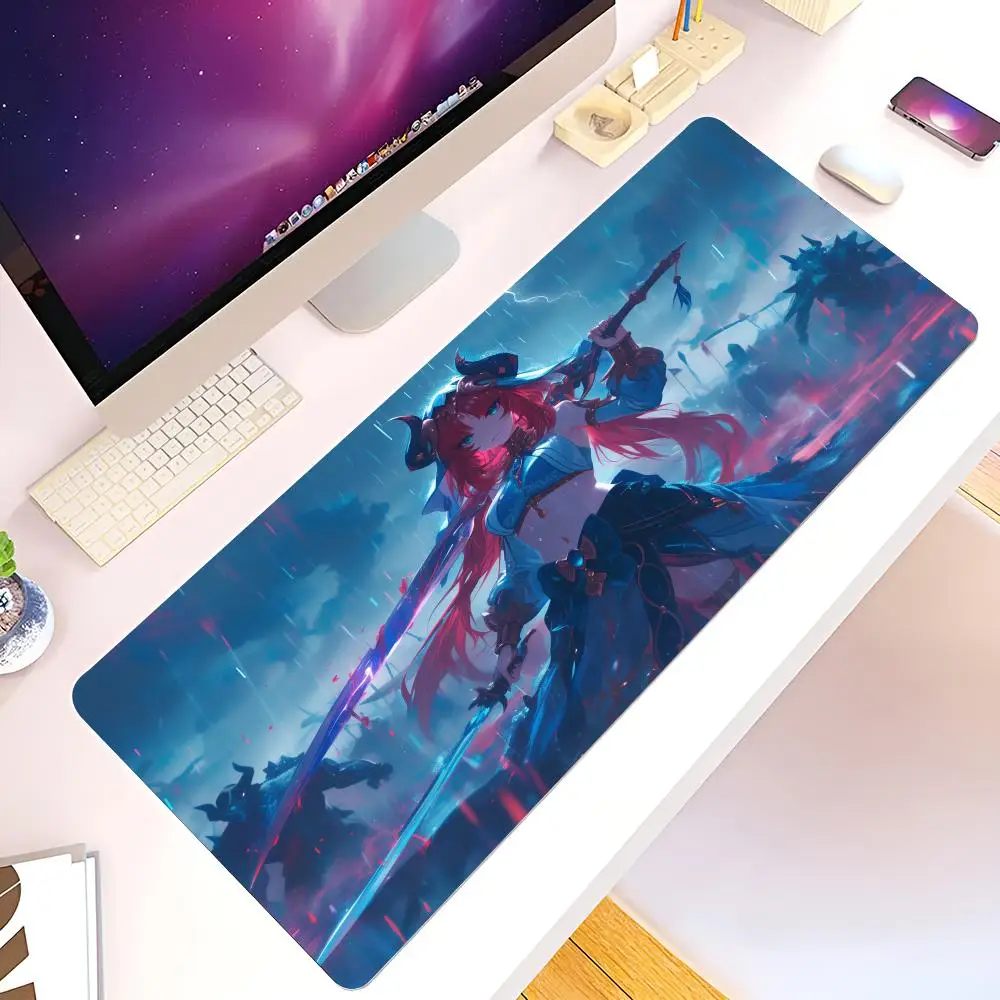 Genshin Impact Nilu Mouse Pad Hot Sales mause pads all might Office Mice Gamer Soft mause pads Gaming Large Deak Mat 700x300mm c