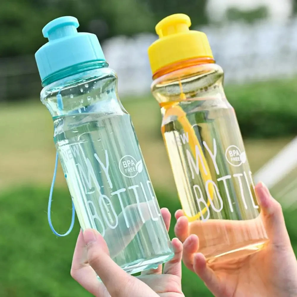 

20PCS 500ml Sports Water Bottle mountain bike water bottle Colorful Plastic Cup Drinking Outdoor Travel Portable Gym Fitness Jug