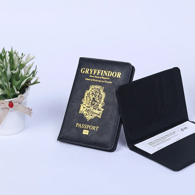 Fundas de pasaporte multifunción de dibujos animados para hombres y mujeres, tarjetero de cuero PU, BILLETERA, accesorios de viaje, Banco de