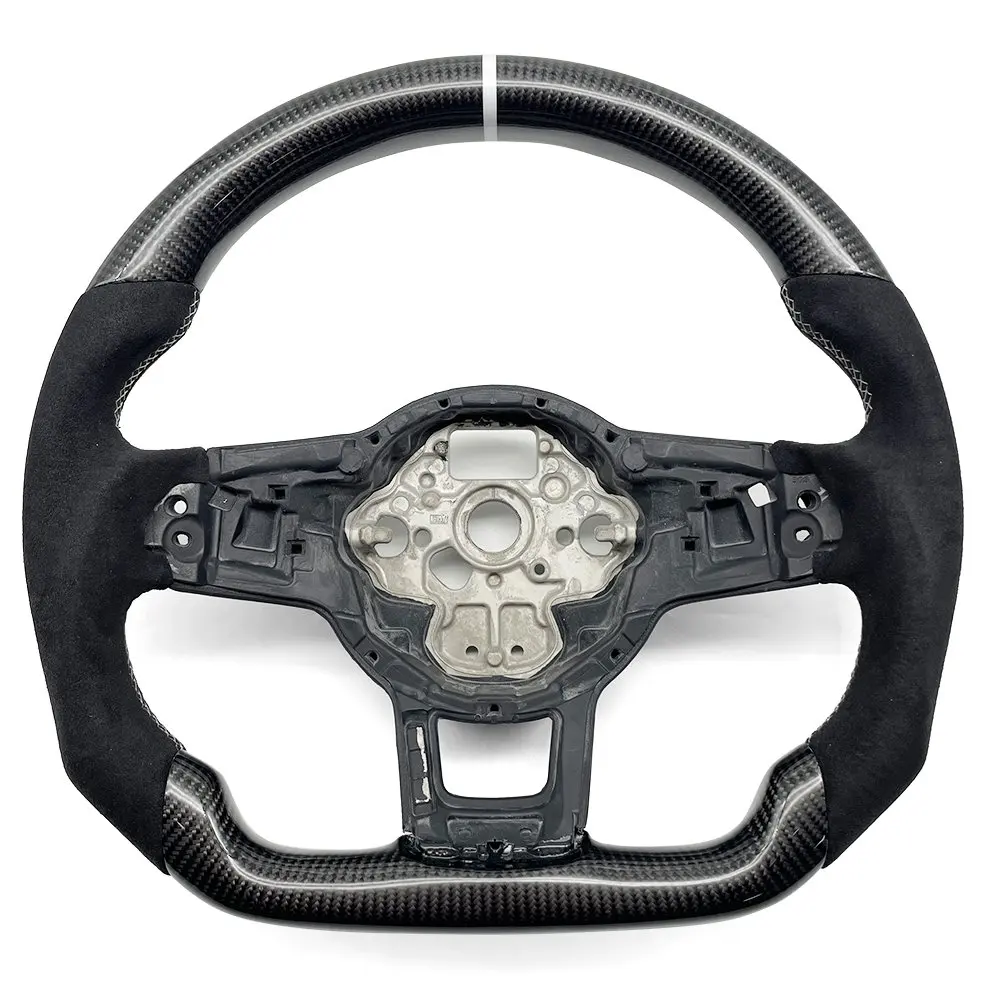 Auto stuurwiel geschikt voor VW Golf MK6 MK7 7.5 GTI GTD GTE R Polo Passat Tiguan Alcantara stuurwiel Auto Accessoires