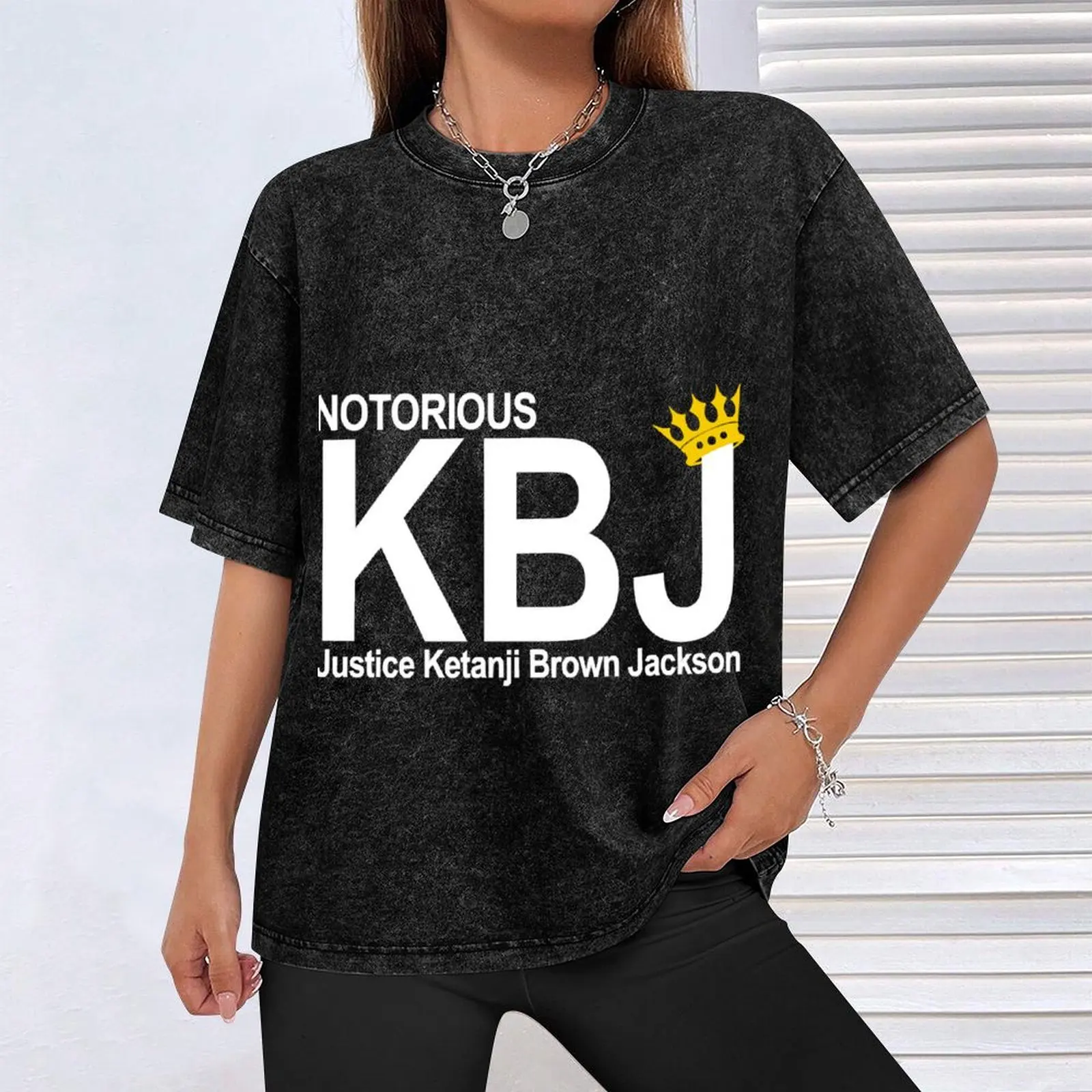 كيتانجي براون جاكسون سيئة السمعة KBJ تي شيرت كروسويت قميص رجل الجمارك تصميم خاص بك تي شيرت الرجال