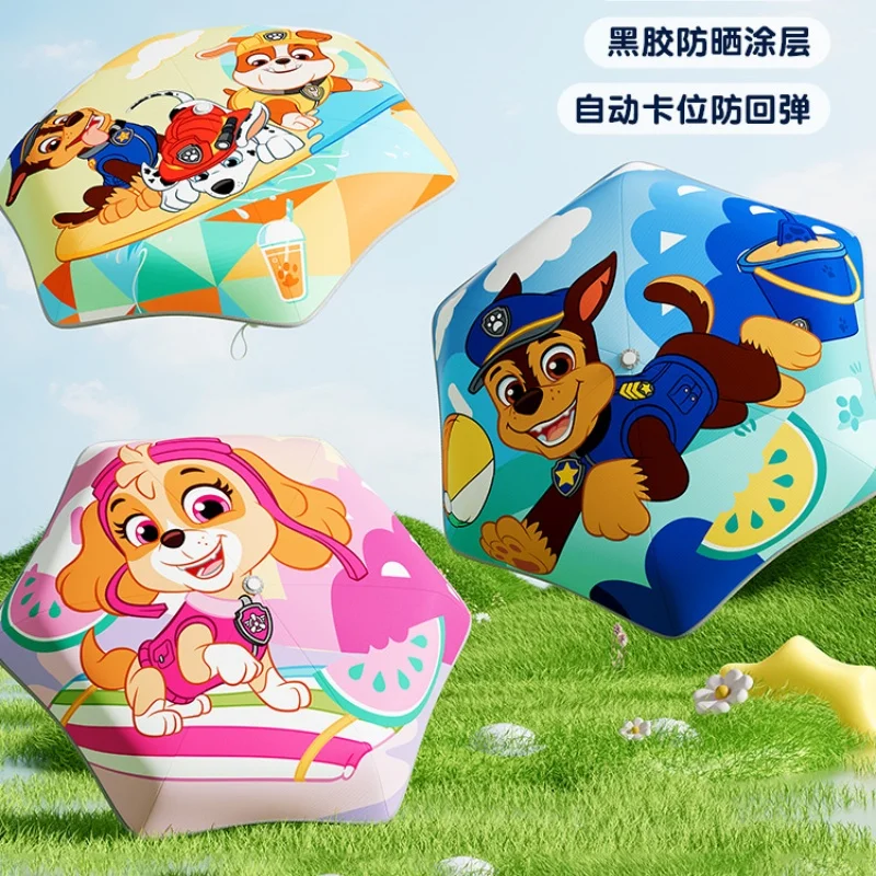 Paw Patrol Nieuwe Kinderen Paraplu Anime Cartoon Chase Skye Puin Regenschaduw Regen En Weer Opvouwbare Paraplu Kids Cadeau