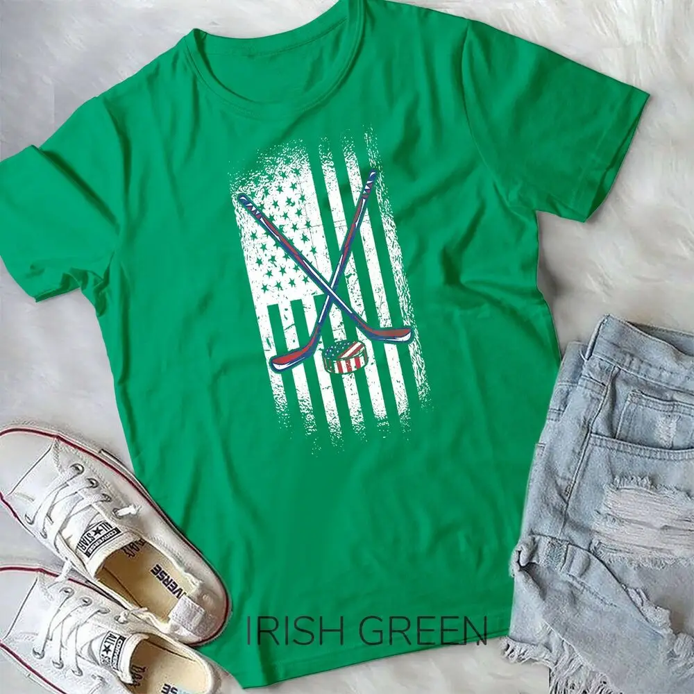 Hockey American Flag - USA Ice Hockey T-Shirt Unisex T-shirt