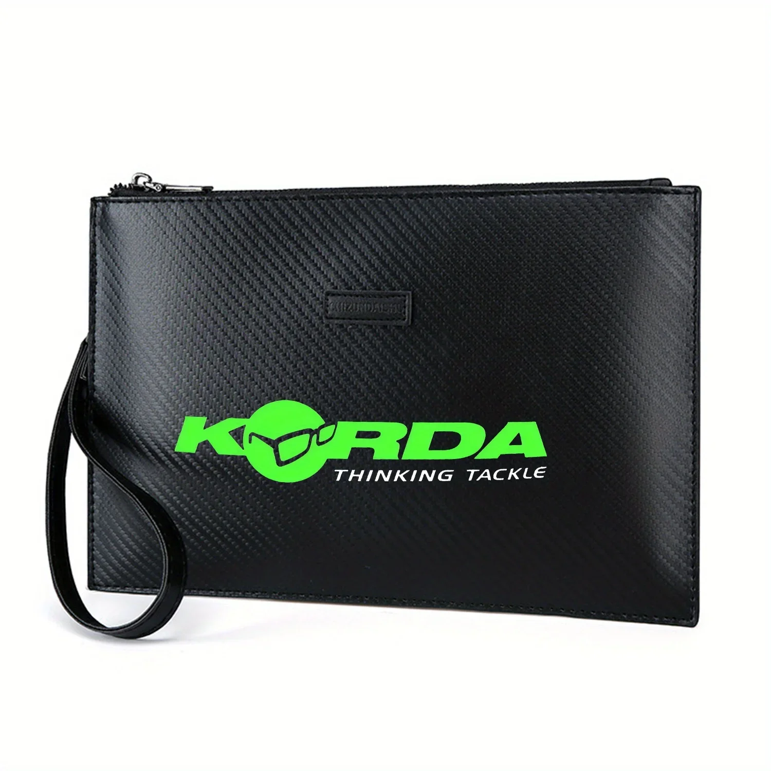 

Korda Glasses Logo Tackle Thinking Элегантная мужская сумка из искусственной кожи с принтом Модная и практичная для повседневной носки