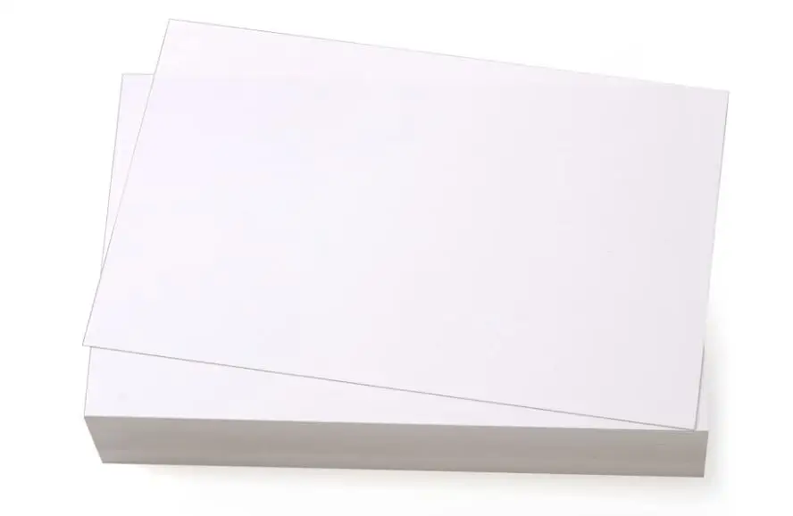 Size A5 300GSM Plain White Matte Thick PAPER Card Cardstock Smooth Finish - 10/20/50 You Choose Quantity