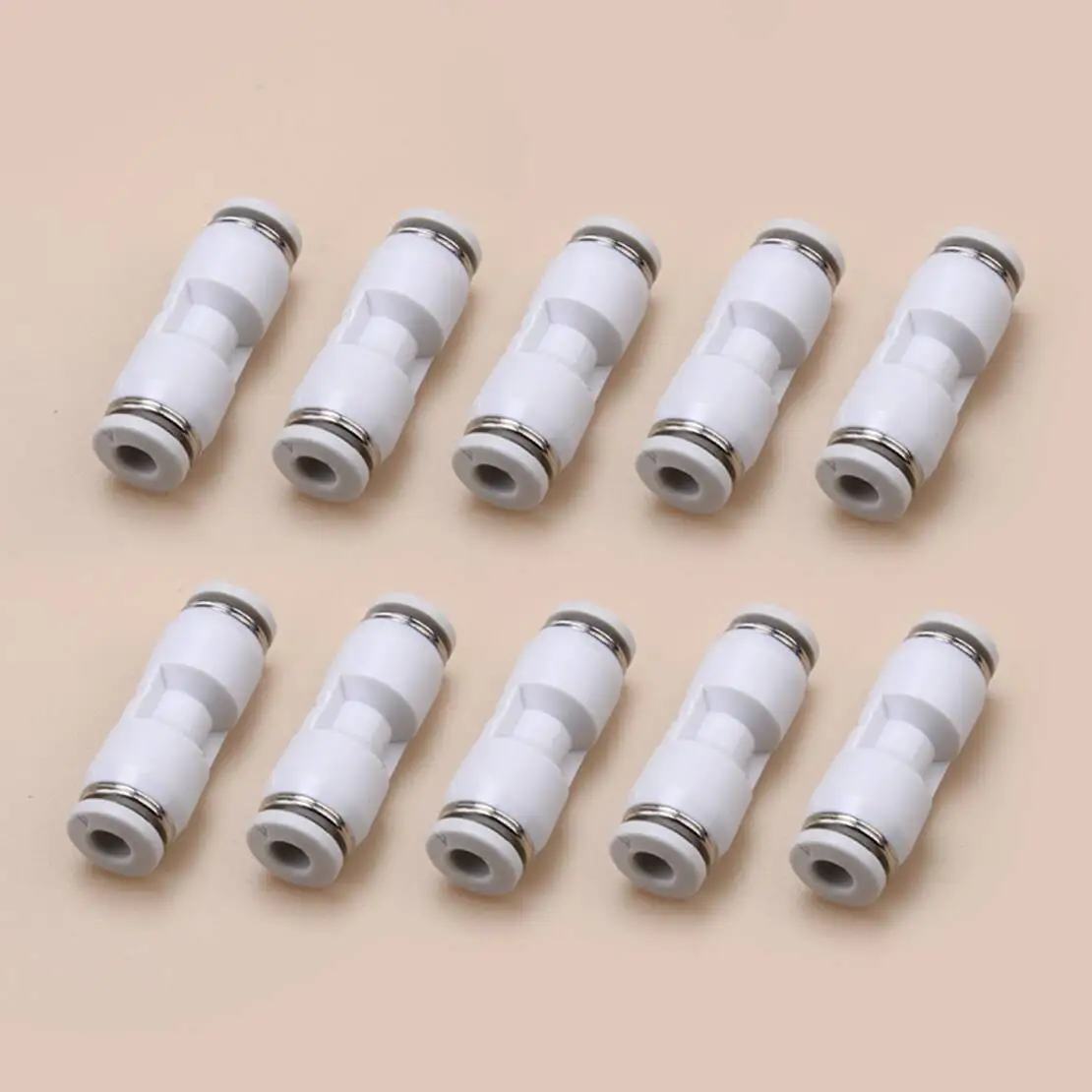 

10Pcs 4mm Air Suspension Compressor Straight Connector Adapter Fit for Mercedes Benz S-Class W220 R-Class W164