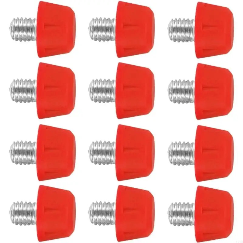 

K1KD 12pcs High Traction Plastic Soccer Cleat Studs Durability Sport Accessory