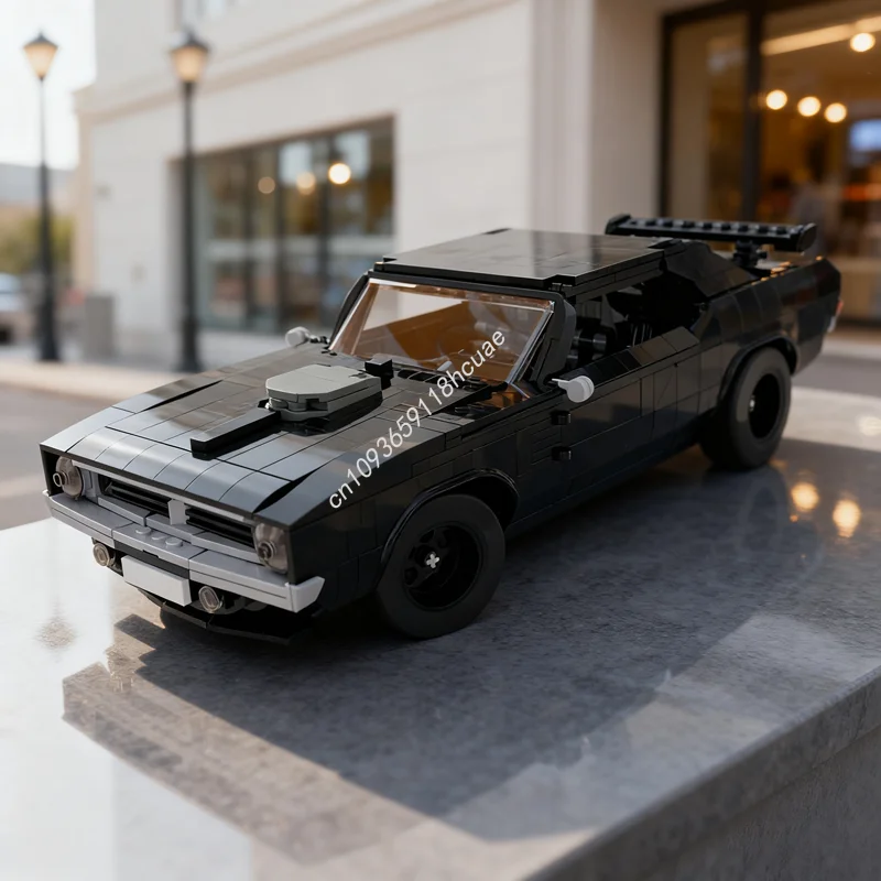 1507 قطعة MOC CUDA Black Creator Experted نموذج اللبنات العمارة تجميع هدية الكريسماس ألعاب إبداعية تعليم الأطفال #1