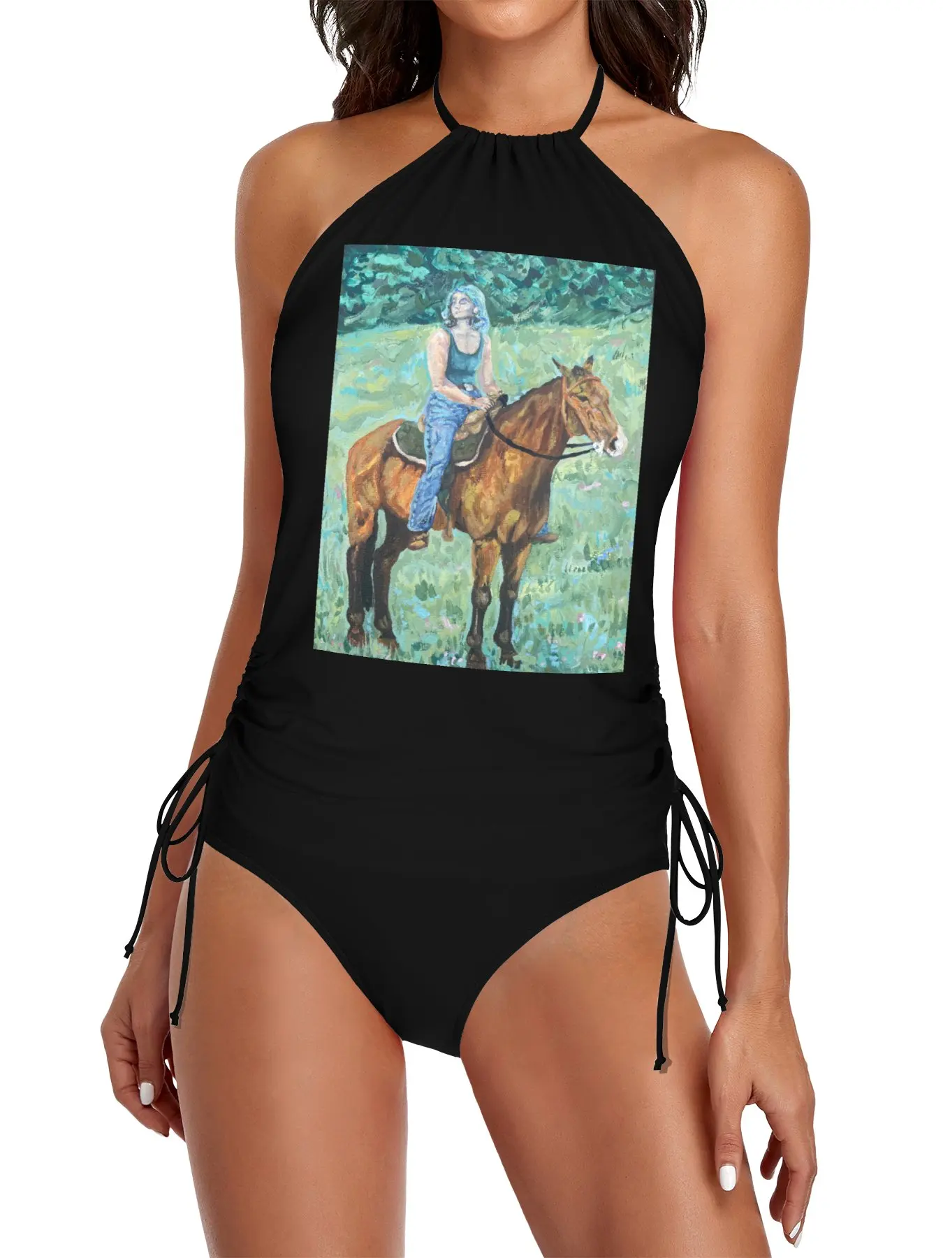 

Cowgirl Split Swimsuit Set swimsuit women bathing suit Women beachwear Two-piece bikini
