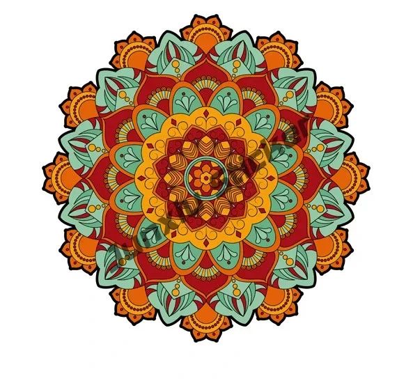 Mandala Flowers Decal Creative Car Sticker Yoga Mandala Sticker Accessories for The Car Accesssories Pickup Camper Laptop view 5