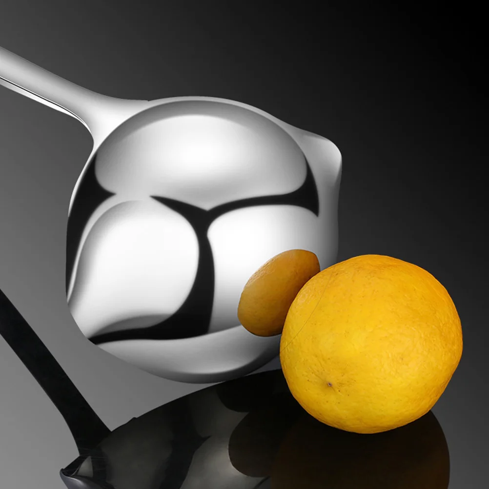 

Oil Filter Scoop Stainless Steel Soup Ladle Wooden H Kitchen Cookware Oil Separator Tool Fat Remover Skimmer