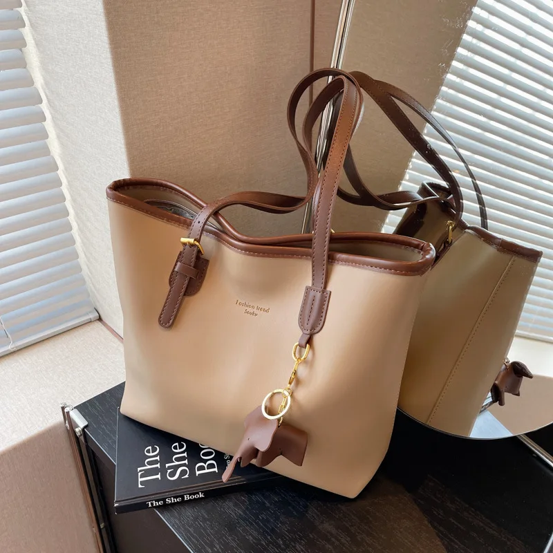 

Новая большая сумка 2024 года — просторная женская сумка через плечо/сумка через плечо, модная рабочая сумка осень-зима, уютная и стильная