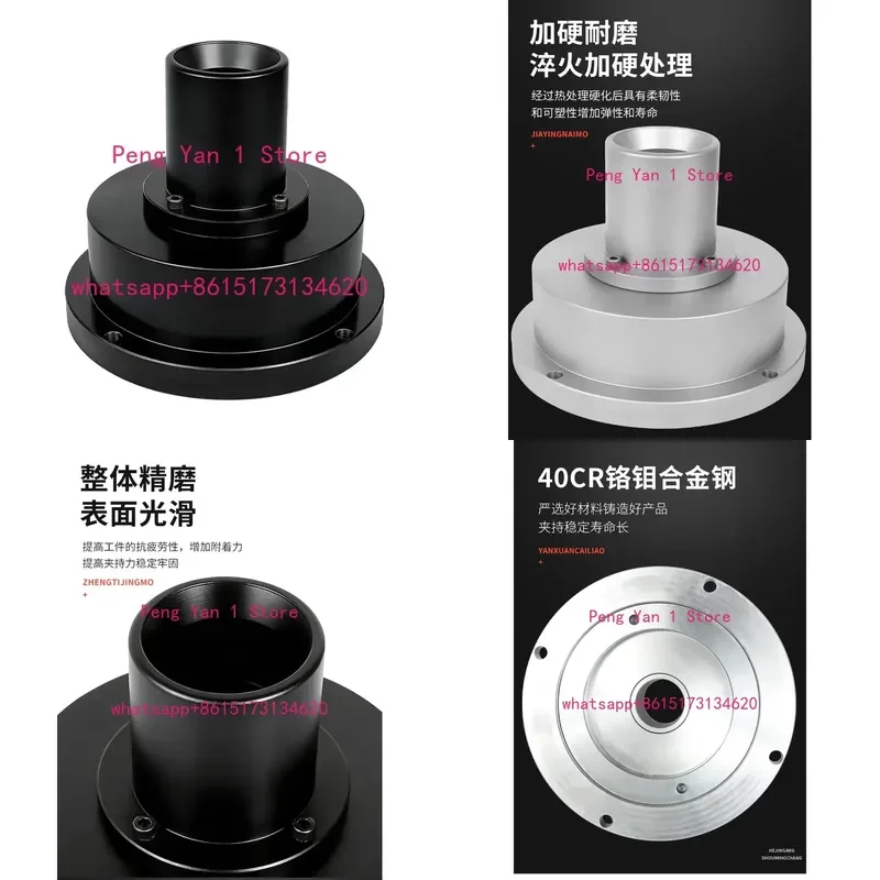 1PCS Enhance your CNC milling operations with this powerful pneumatic clamp designed for precision and efficiency. Featuring