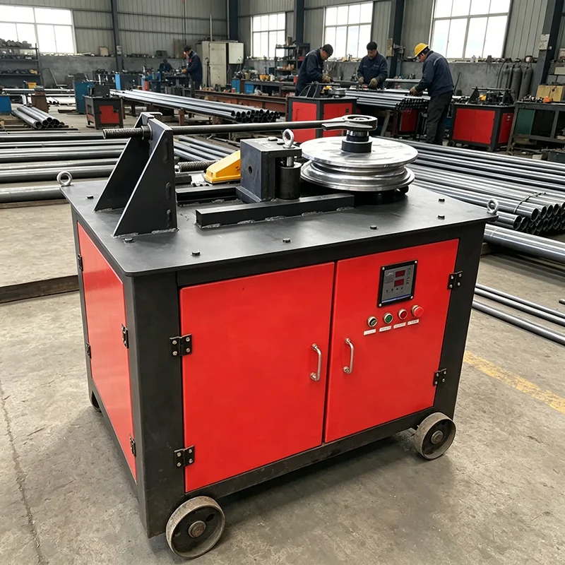 

Ручной трубогиб с длинной рукояткой для дополнительного усилия при гибке стальных труб с толстыми стенками