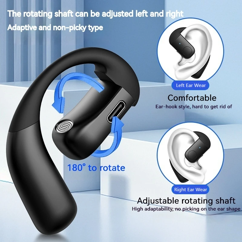 F22 wireless business bluetooth headset OWS new left and right ear universal large power ultra-long standby