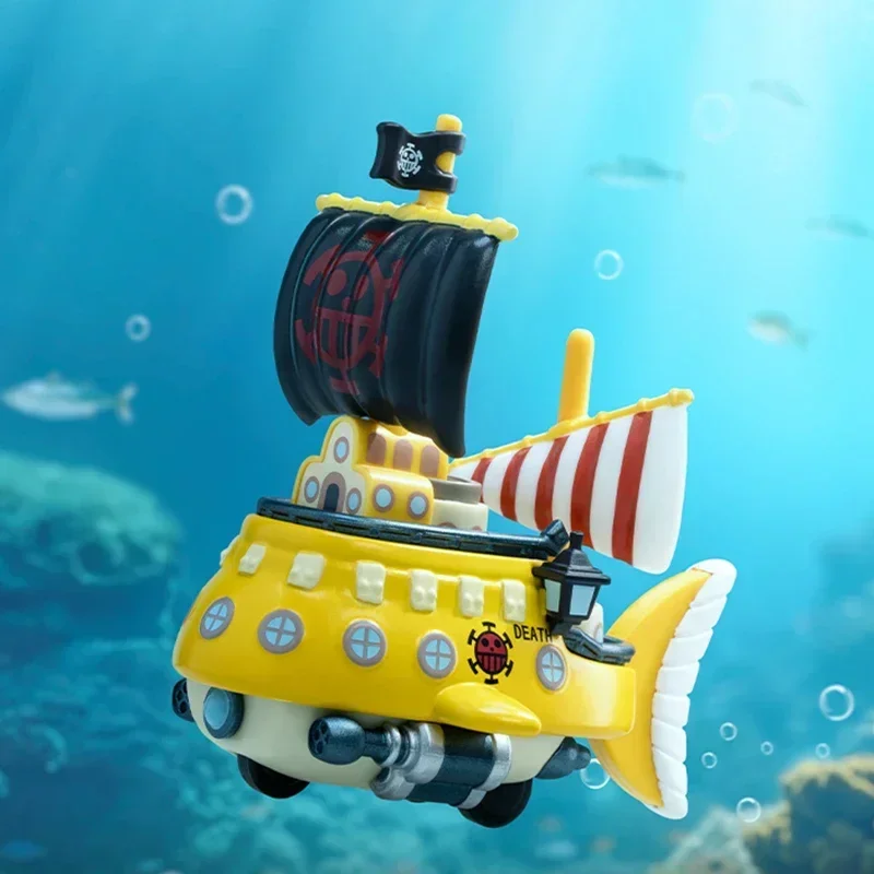 POP MART ONE PIECE the Grand Line Series Vehicles Blind Box Anime Figure Cute Doll Desktop Ornaments Collection Guess Bag Toys