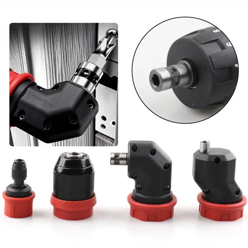 

1 Set 6 /35mm Shank To Keyless Drill Chuck Adapter Quick Change for Brushless Rechargeable Drill Power Tool Converter
