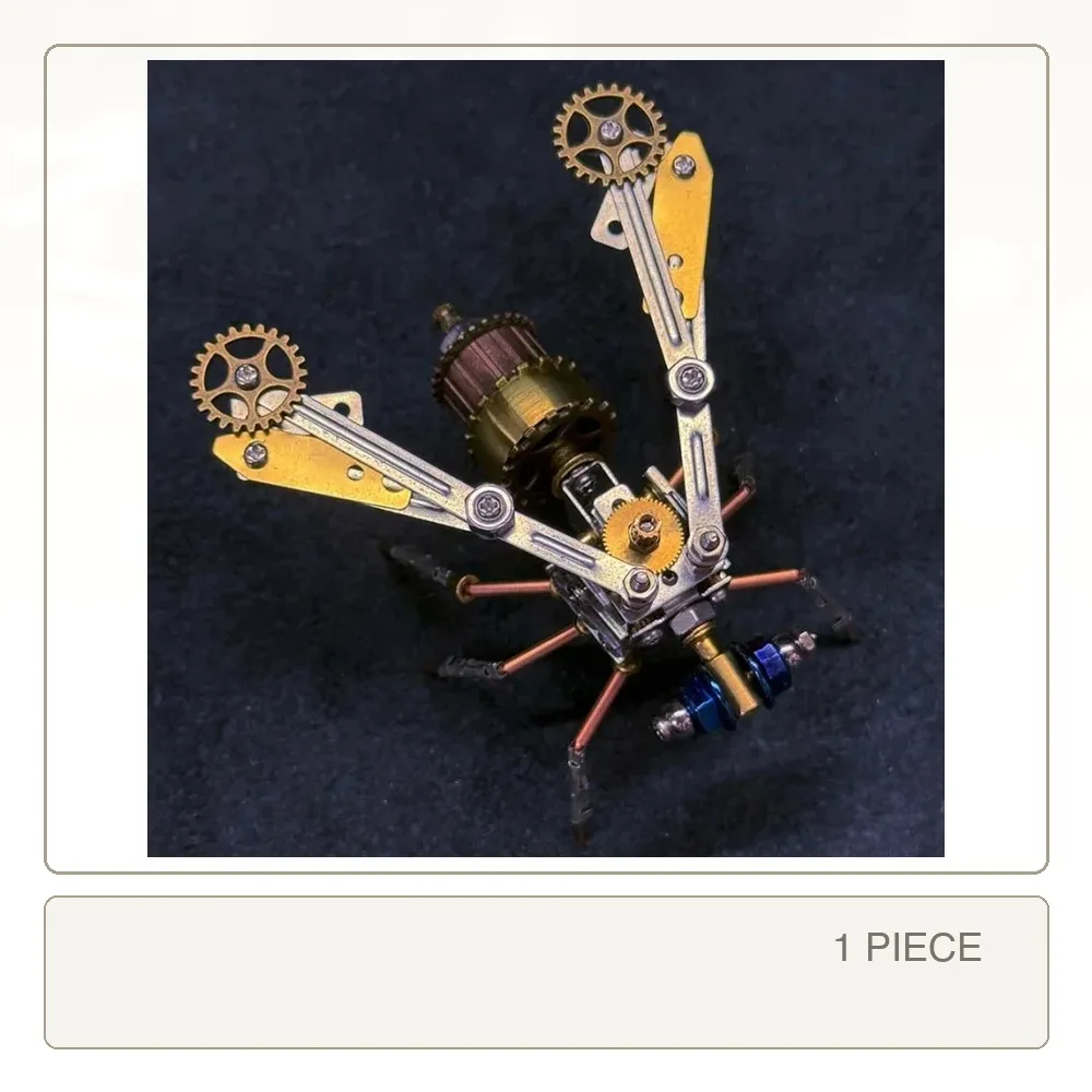 DIY Mechanical Flying Insects/ Wasps/ Bee/ Hornet 3D Metal Model Insects DIY Assemble Assembly Kit Cyberpunk Insects Toy
