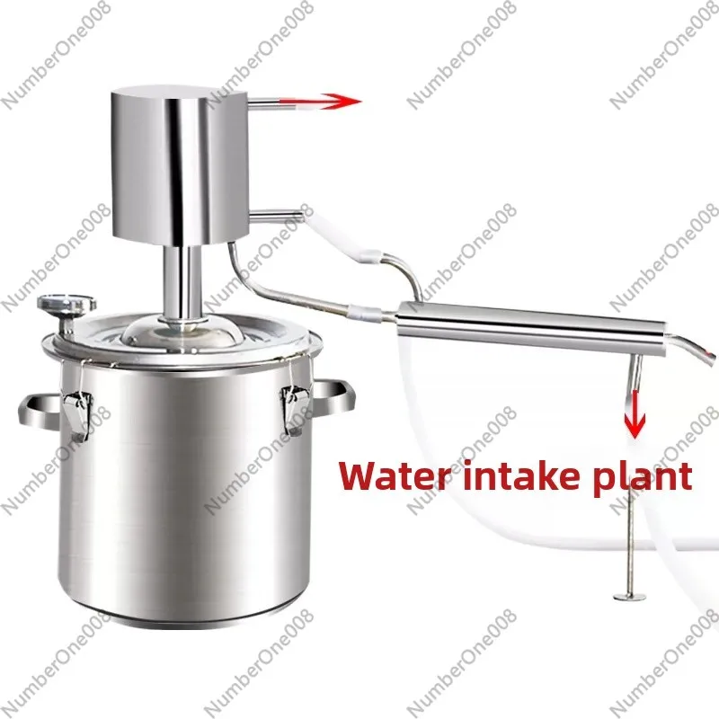 

Полный комплект мини-дистиллятора для домашнего пивоварения и виноделия из пищевой нержавеющей стали для приготовления чистого дистиллята