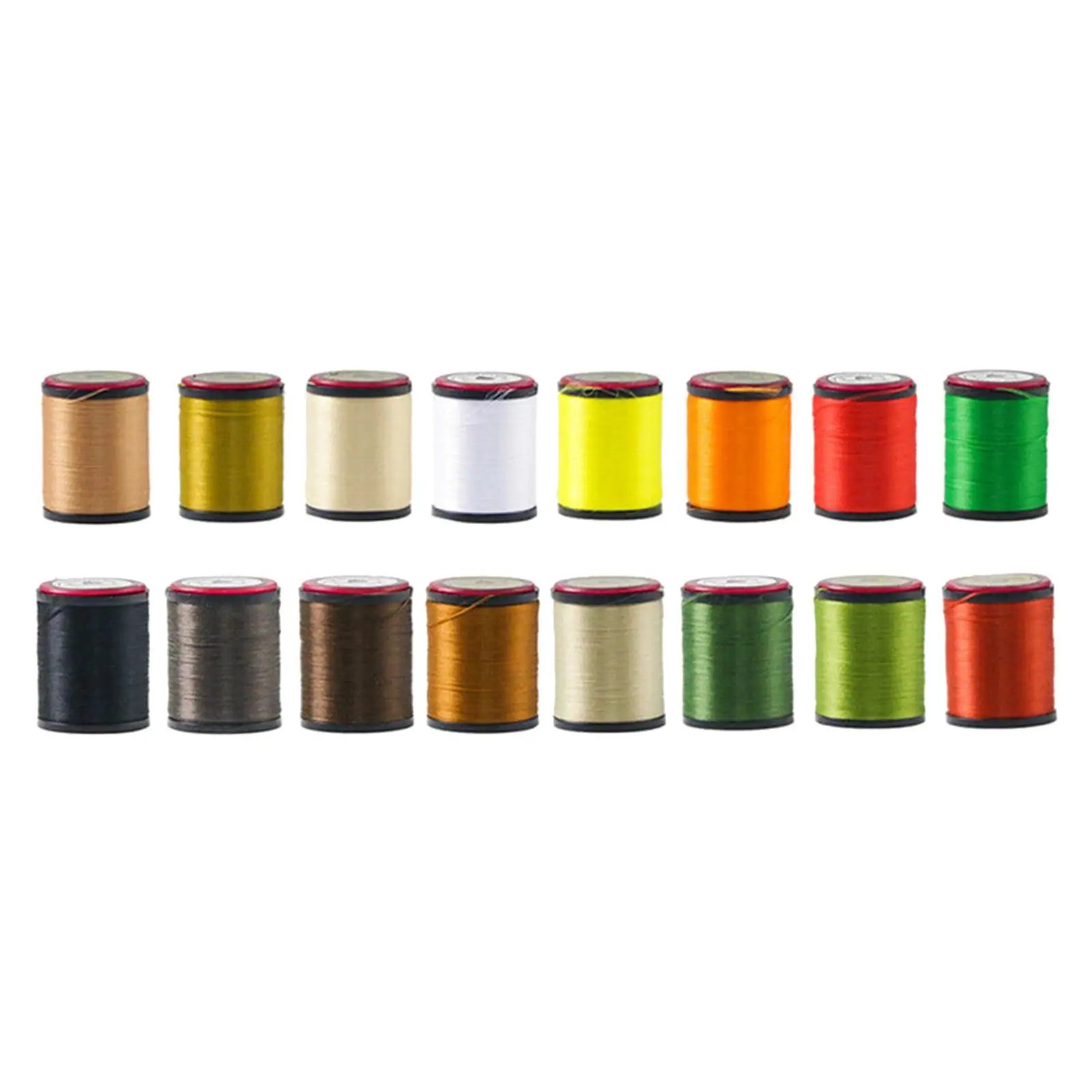 8Spools Fly Tying Thread Kit for Lure DIY Making Tool 120 Deniers