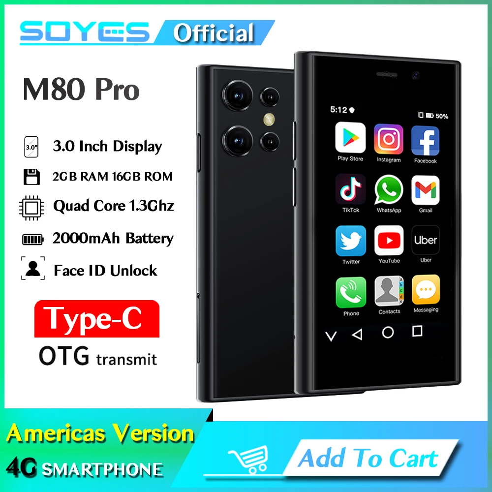 SOYES M80 Pro Americas Version 4G Network 3.0