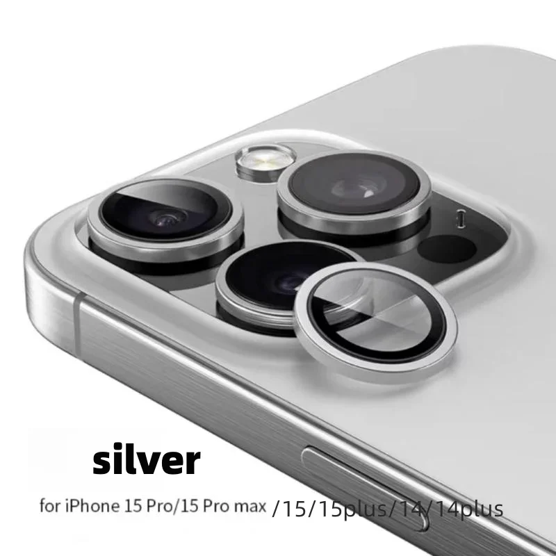 2-3 قطعة حلقة العدسة البرتقالية حامي غطاء للعدسات الزجاجية آيفون 15 برو 15 16 برو ماكس 14 14Plus 15 15Plus حماية عدسة الكاميرا #4