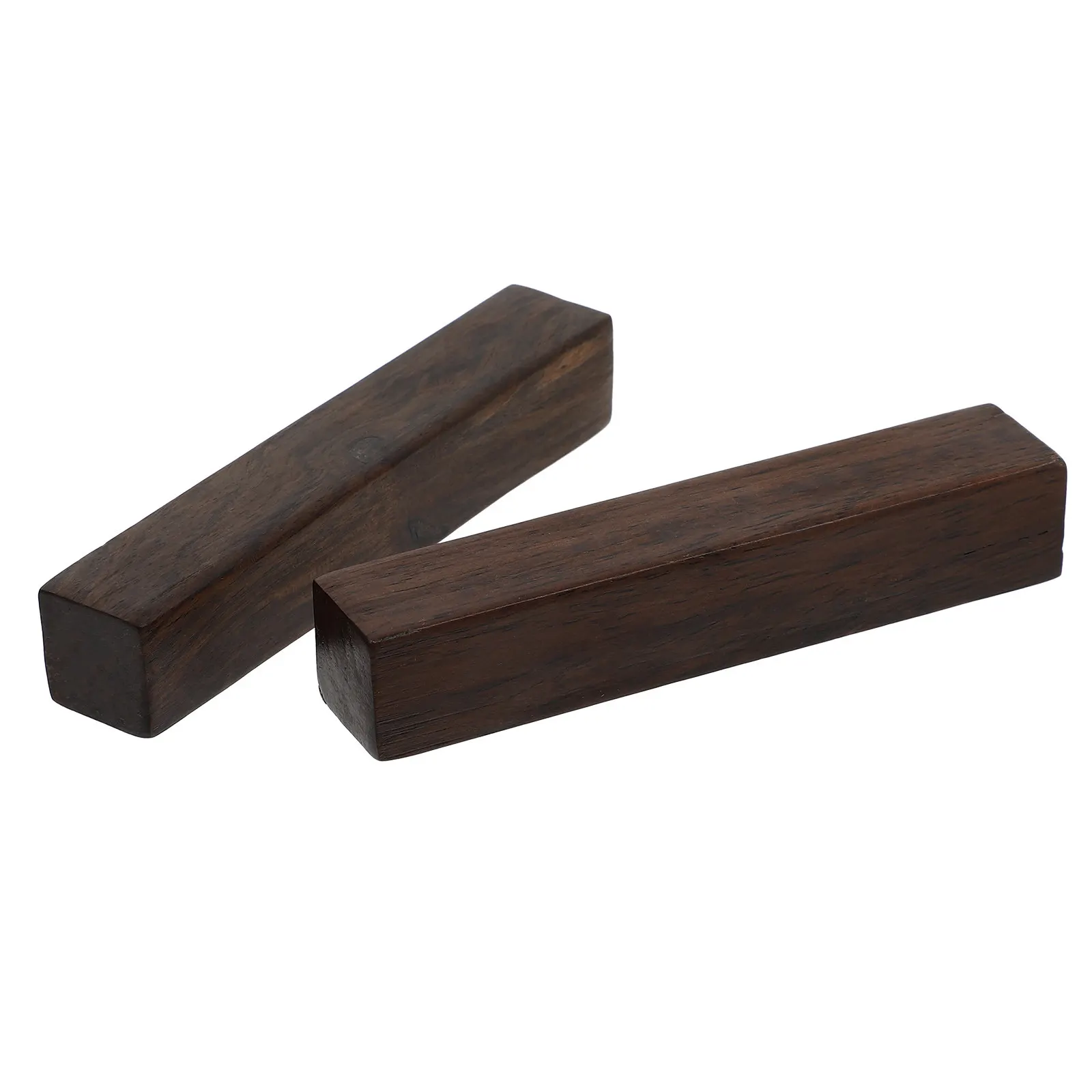 2Pcs Wood Paperweights Calligraphy Letterweights Solid Natural Texture Home Office Desktop Decoration Stationery Supply Art
