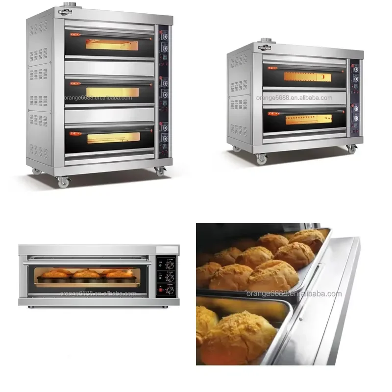 2026 Commercial Electric Deck Bread Baking Machine Bakery Oven French Bread Baking Oven Electric Bakery Equip