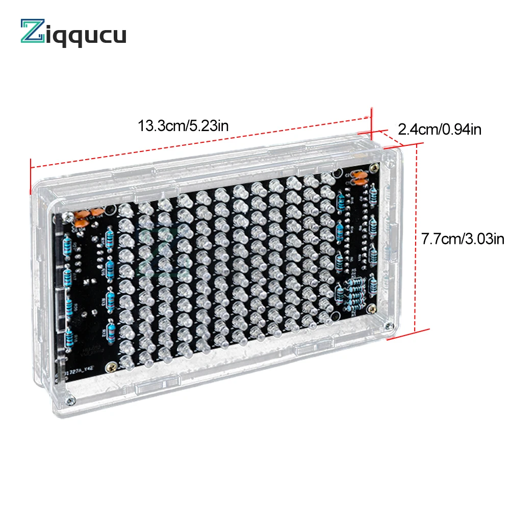 DIY Soldering Project Spectrum USB Mini Electronic Display Sound Activated Home Stereo Speaker DIY Kits for Leaning Soldering