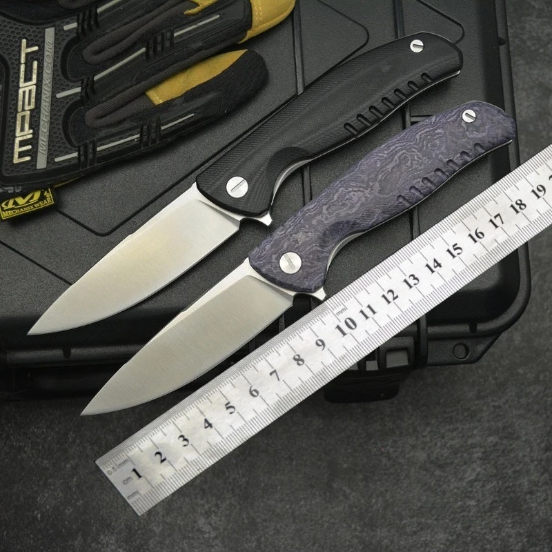 

New Pocket Folding Camping Knife D2 Blade G10 Handle Survival Hunting Tactical Knives Military Outdoor Mini Utility EDC Tools