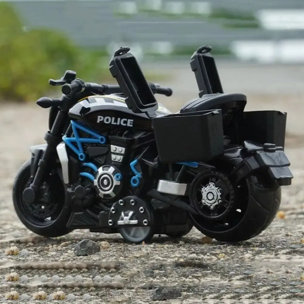 New Kids Simulation Motorcycle Model Toys Retro Style Mini Alloy Cake Decoration Movable Simulation Modeling Traffic Toys