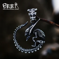 BEIER 2022 New Arrvial Alien Necklace Pendant For Men Women Skull Punk Movie Special Design Jewelry Wholesale