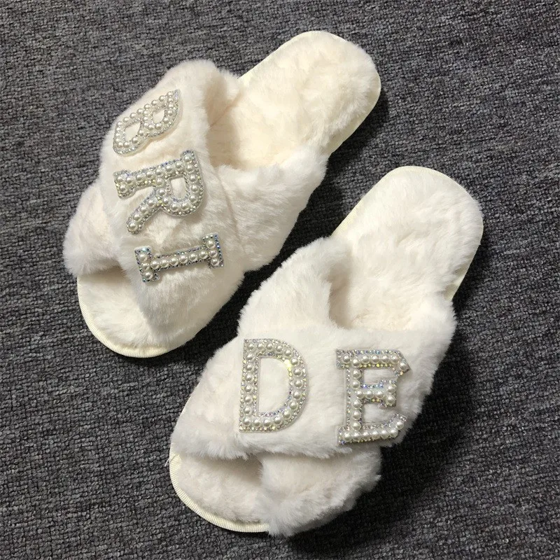 Bride To Be Slippers Fall Winter Bridal Shower Future Mrs Wedding Engagement Honeymoon Trip Bachelorette Party Decoration Gift